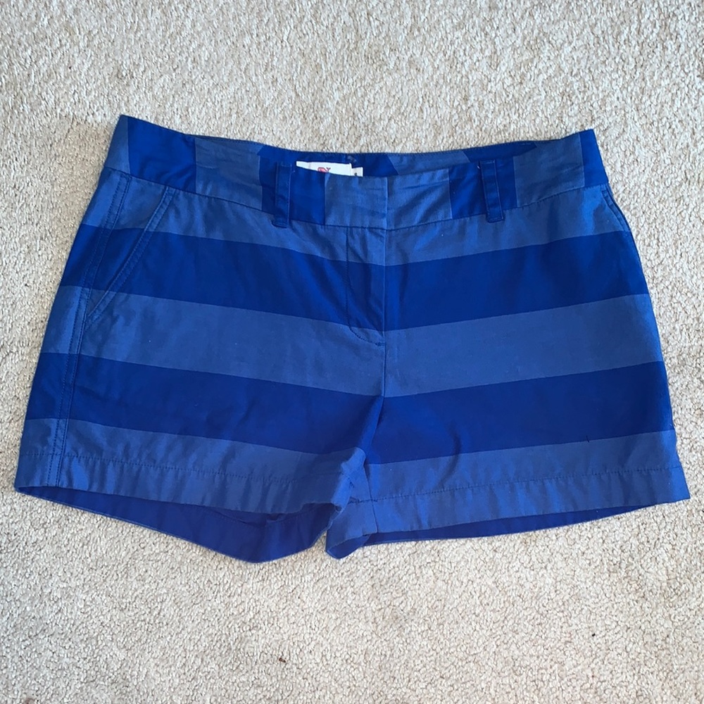 Vineyard Vines Navy & Royal Blue Striped Women’s Shorts